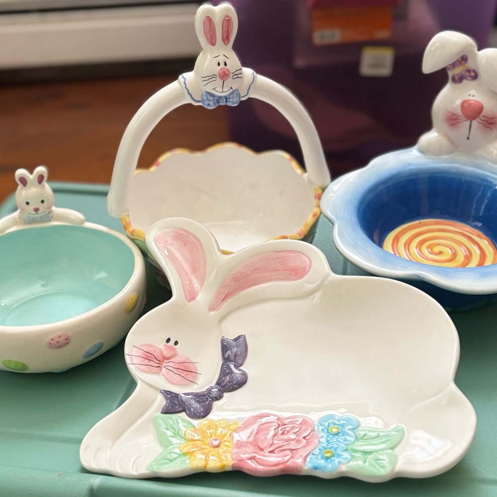 Easter bowls & plate Bundle